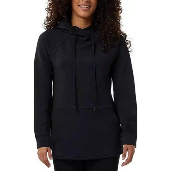 NWT 32 Degrees Ladies' Raglan Style Hoodie Black Size 3X - Picture 1 of 4